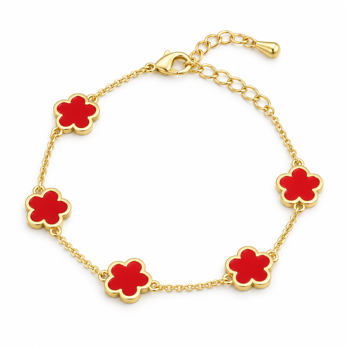 Five Petal Flower Bracelet